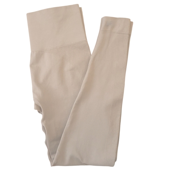 SET Active S Sculptflex Seamless Wide Waistband High Rise Power Legging Tan - Picture 8 of 12